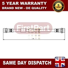 Fits Ford Fiesta 2008- B-Max 2012- + Other Models Firstpart Rear Brake Hose