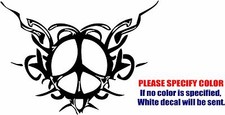 Peace Symbol 7 Graphic Die Cut decal sticker Car Truck Boat Window Bumper 12"