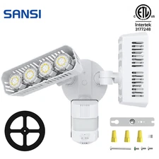 SANSI 7000LM LED Motion Sensor Outdoor Security Light 54W Floodlight Wall Lamp