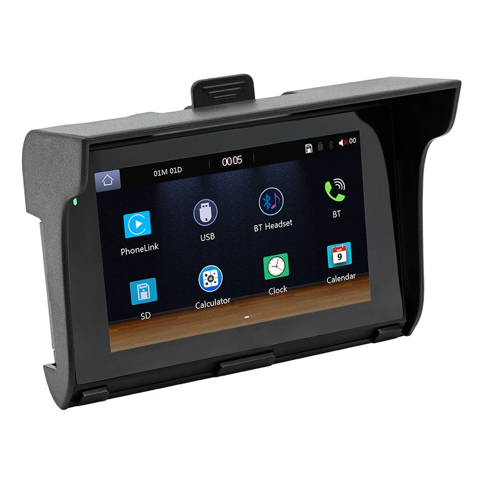 5in Motorcycle GPS Navi MP5 Player Portable Multimedia Video Player For Carplay — 第 3/4 张图片