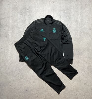 Vintage Football Track Suit Adidas Real Madrid Pants Jacket