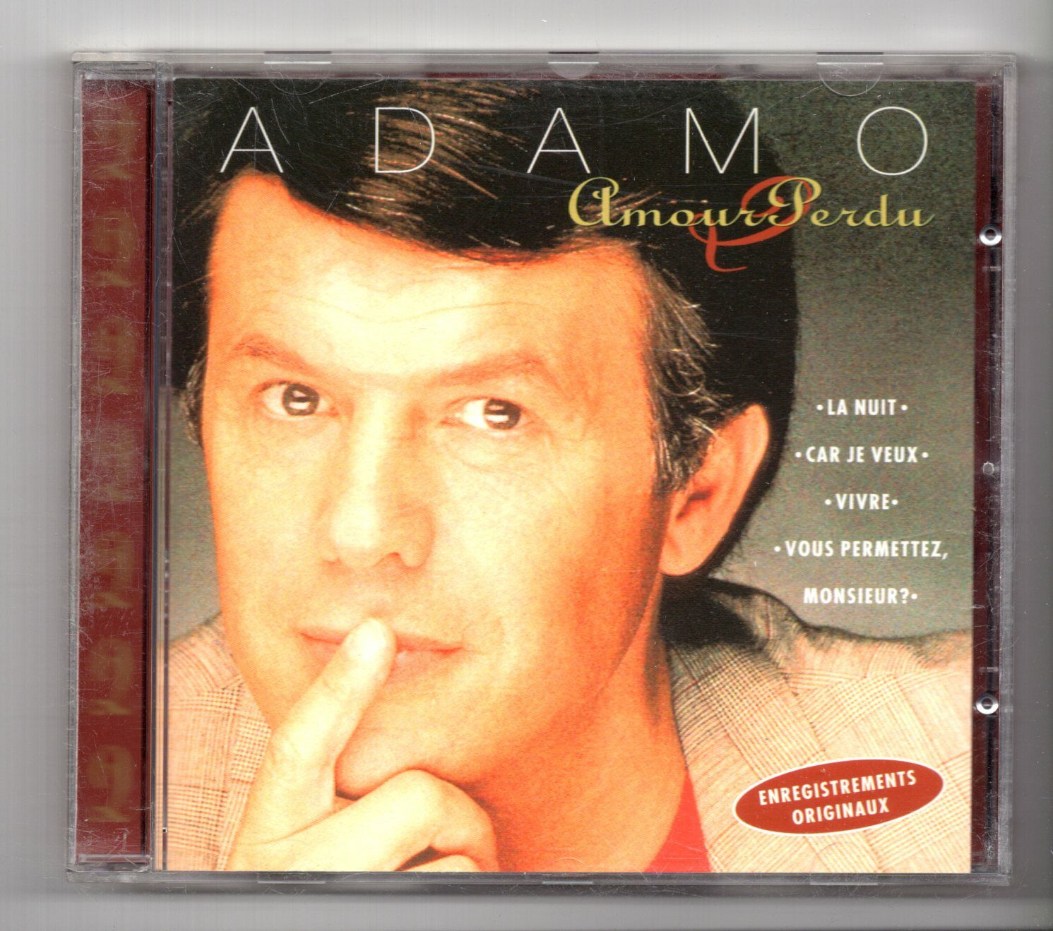 (KE701) Adamo, Amour Perdu - 1996 CD