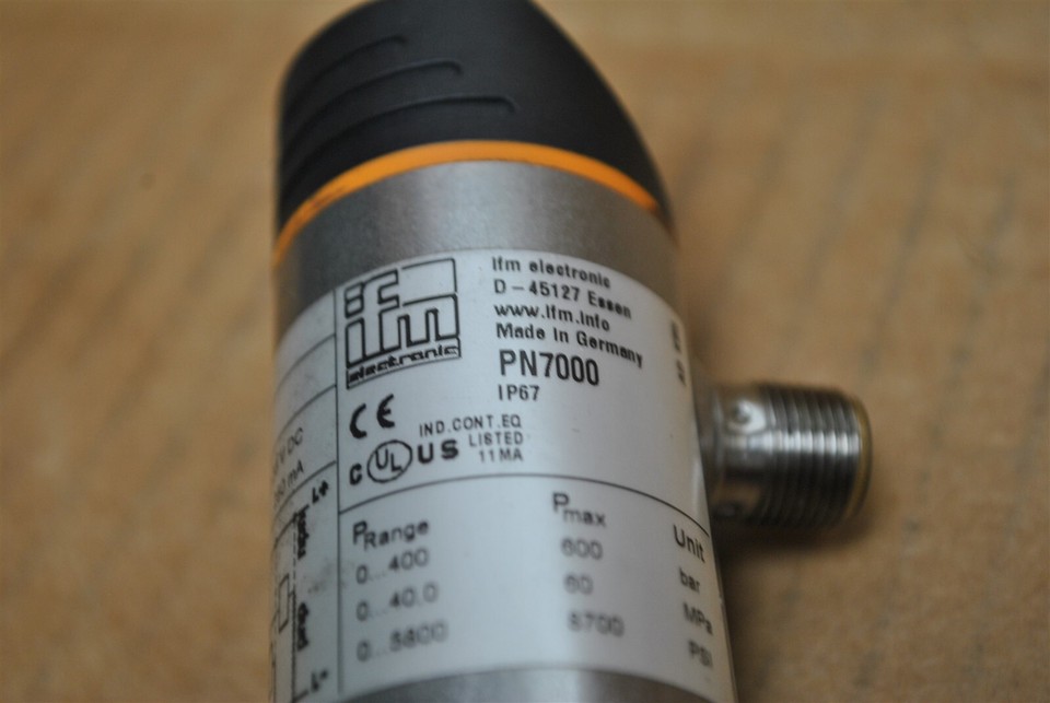 Ifm Part IFM Electronic Pressure Sensor Part No. PN7000 | eBay