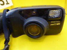 Pentax Zoom 90 WR 35mm Compact Point and Shoot Black Film Camera with Strap