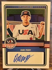 Dane Perry 2023 USA Baseball Stars & Stripes #15U-DP Auto Team USA