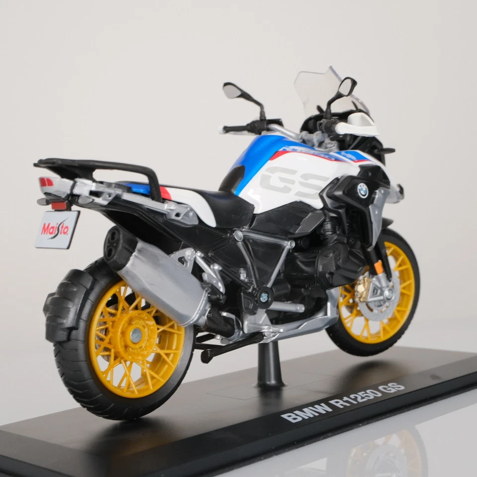 BMW R1250 GS 2020 1:12 Maisto Die Cast Modellino Dettagliata - Immagine 4 di 4