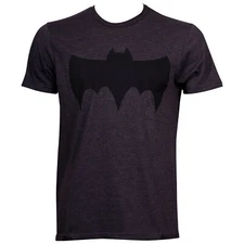 Batman Retro Symbol Grey T-Shirt Grey