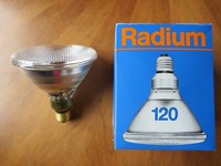 Garantiert !! Radium Concentra Reflektor PAR38 120W Flood 30º E27 Pressglaslampe