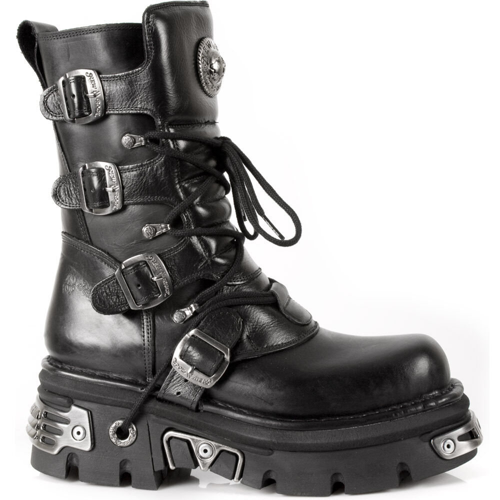 New Rock Boots Unisex Style 373 S4 Black