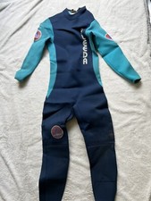 ALEEDA Wetsuit 37 Small Blue Teal USA