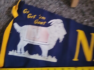 Antique Vintage NAVY U.S. Military Pennant Vintage 1940's or