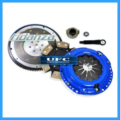 UF STAGE 3 CLUTCH KIT+FIDANZA FLYWHEEL 1992-2005 HONDA CIVIC DEL SOL D15 D16 D17