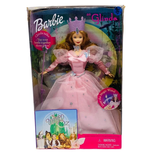 NEW Barbie Glinda Wizard of Oz Doll Talking 1999 Mattel 25813 Vintage