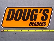 "DOUG'S HEADERS" Original Drag Racing Sticker Decal *** NHRA U.S. NATIONALS INDY