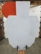 AR500 Steel Hostage only Angled IDPA 2/3 12x20 3/8 AR500 W/ Collapsible kit