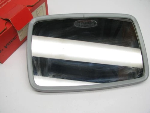 Velvac 704032 6.5" X 10" White Steel Mirror Head With Flat Glass