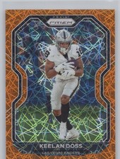 Keelan Doss 2023 Panini Prizm #137 Lazer Prizm Raiders