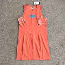 Nike Sportswear Icon Clash Tank Dress Coral Womens XL