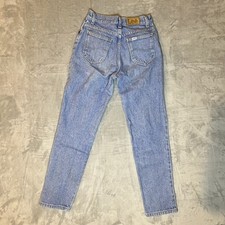 Vintage Lee Classic Mom Jeans Womens Blue High Waist Tapered 90s Size 14R