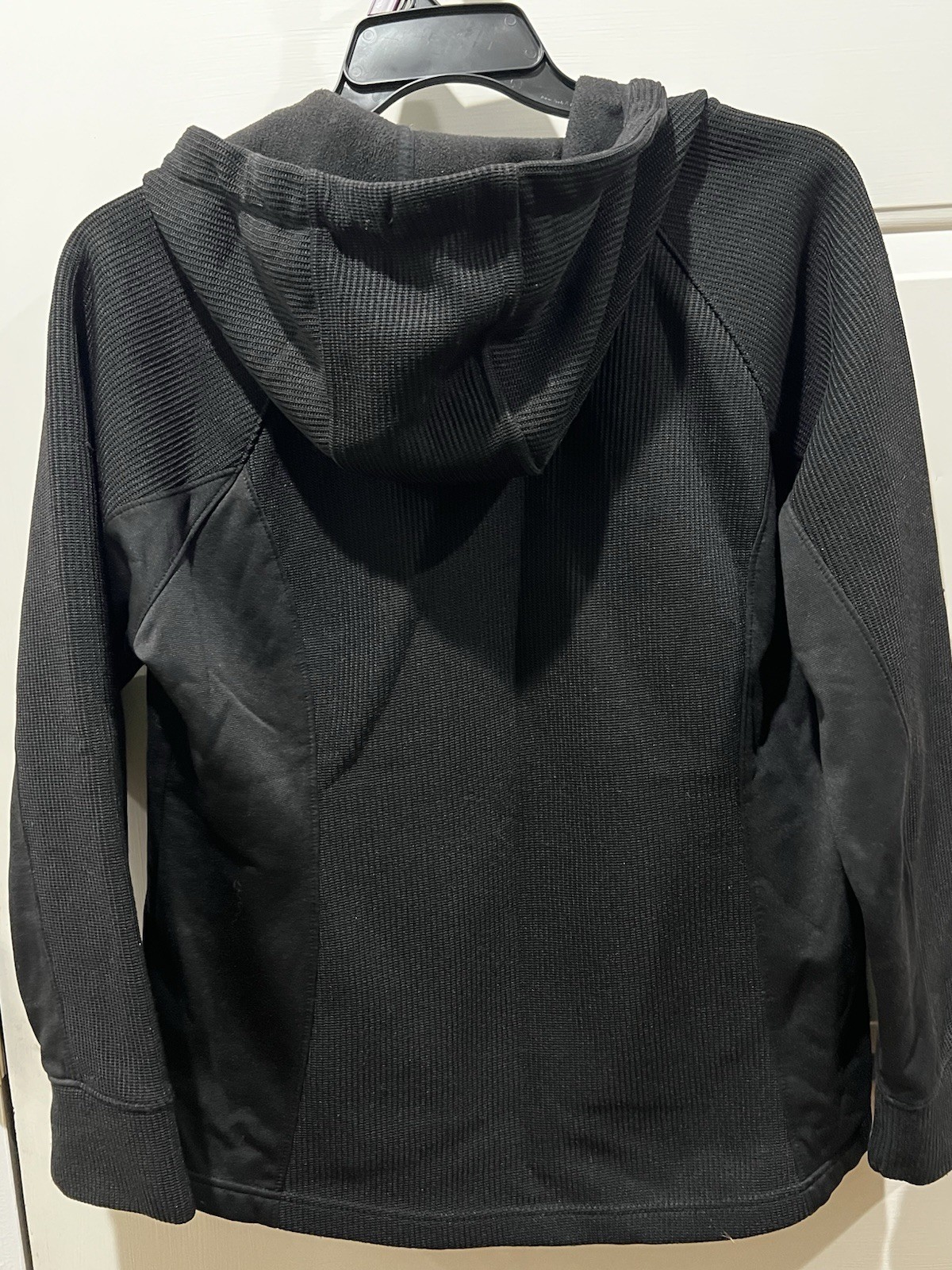 Women’s Black Swiss Tech Jacket With Hood- Size XL 16/18