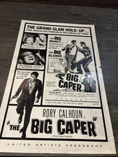 1957 The Big Caper Pressbook (A)