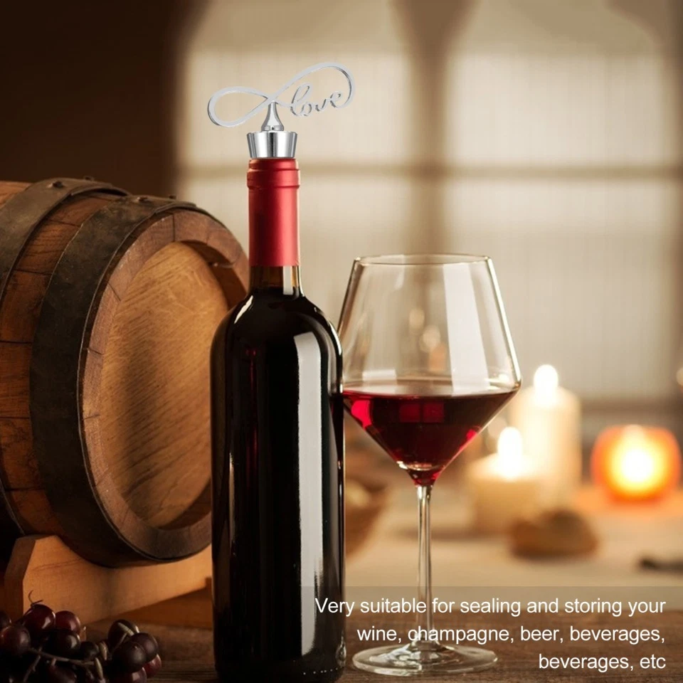 5 pezzi 1 set bottiglia artigianale a prova di polvere (argento) - Immagine 3 di 4