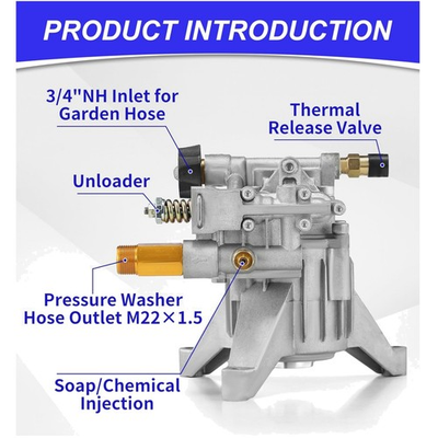 #ad 7 8quot; Shaft Vertical Pressure Washer Pump 3000 PS $110.69