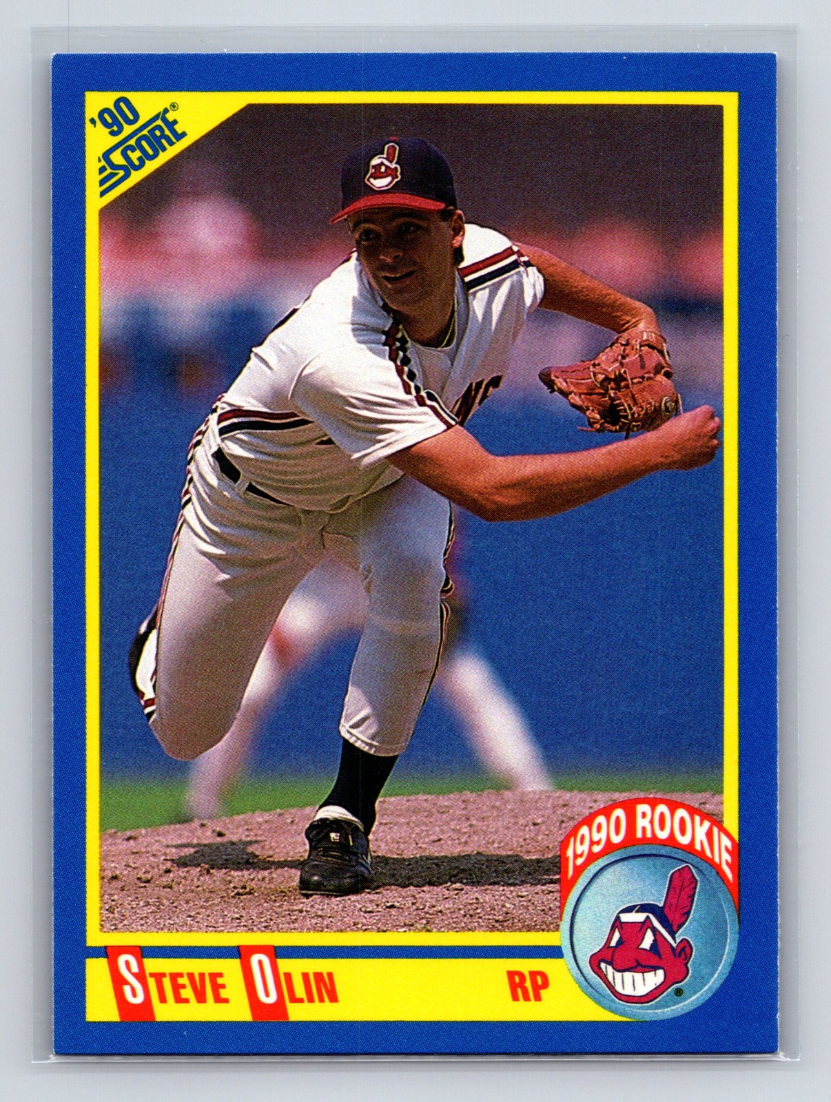 1990 Score - Steve Olin #590 (RC)