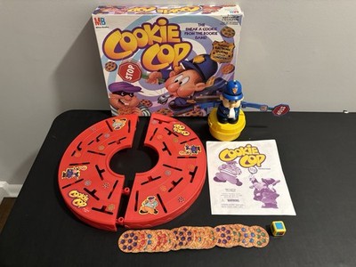 Cookie Cop Electronic Board Game Milton Bradley 1997 Cop Stand Not Fully Working