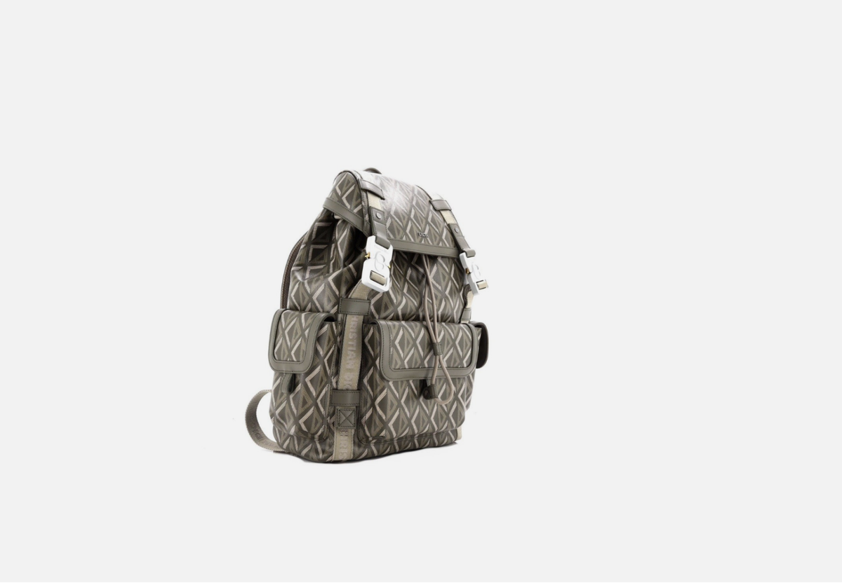 Christian Dior Hit the Road Backpack CD Diamond Coated Canvas | eBay