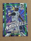 2026 Donruss Ken Griffey Jr. Green Laser Diamond Marvels #19 Holo Foil Reds