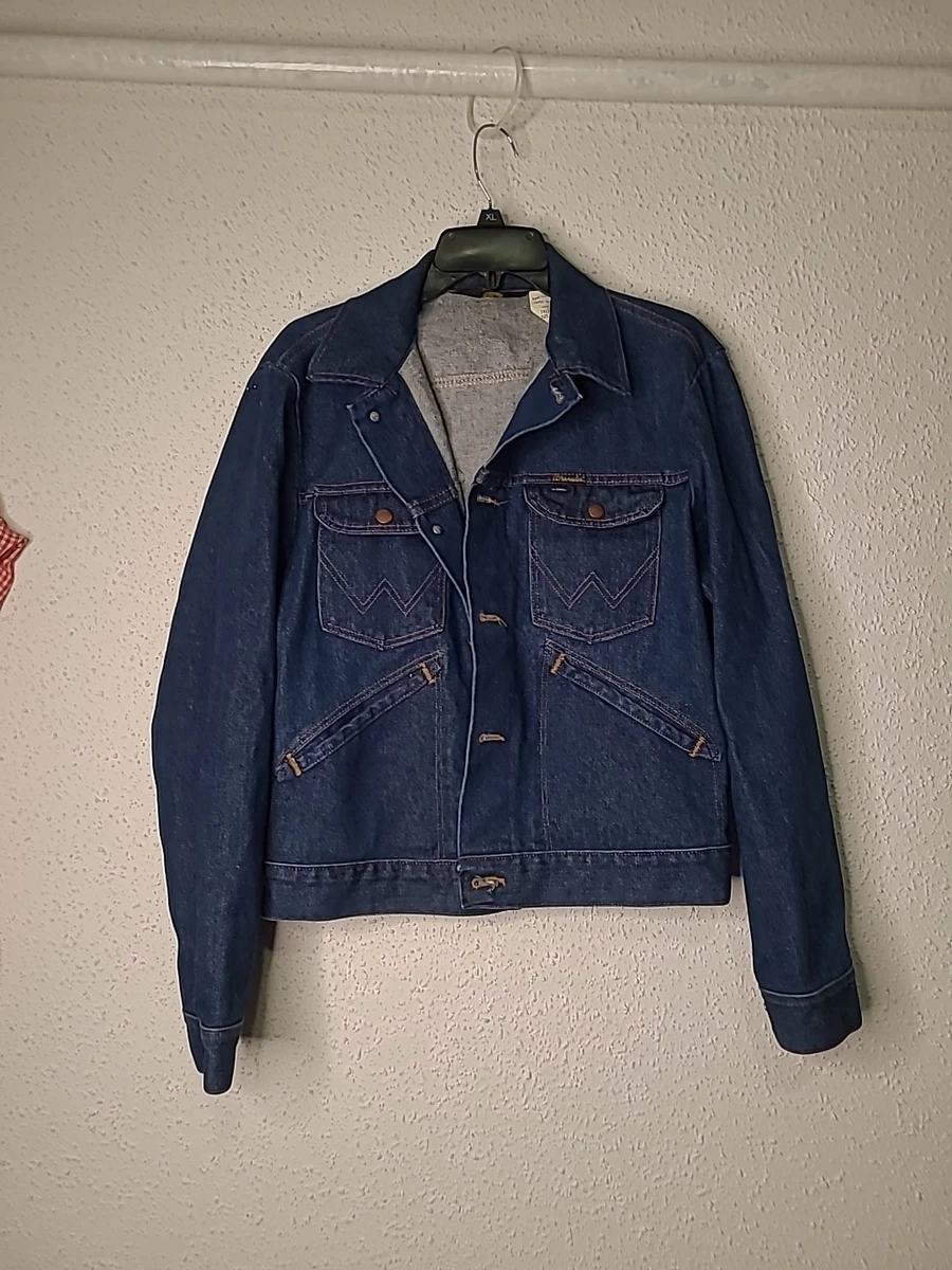 vintage wrangler jean jacket products for sale | eBay