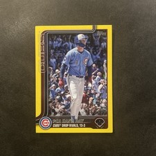 2025 Topps Update Yellow Border Parallel PCA Has A Day Chicago Cubs #US164