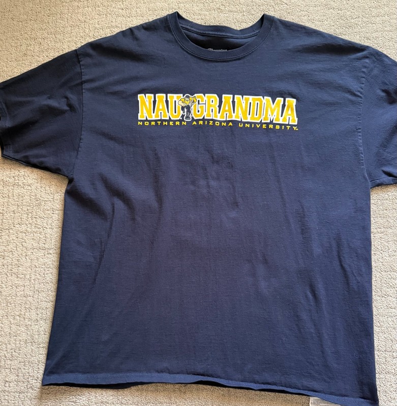Champion Northern Arizona University "Grandma" T-Shirt, Size 2XL