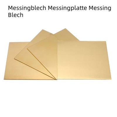 Messingplatte Messing Blech Für Industrielles, Lötmittel, Wartung Messingblech - Bild 1 von 4