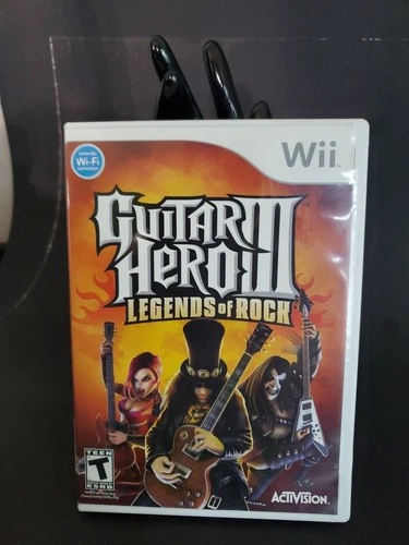 🔥Guitar Hero III: Legends of Rock - Nintendo Wii ( COMPLETE)🔥