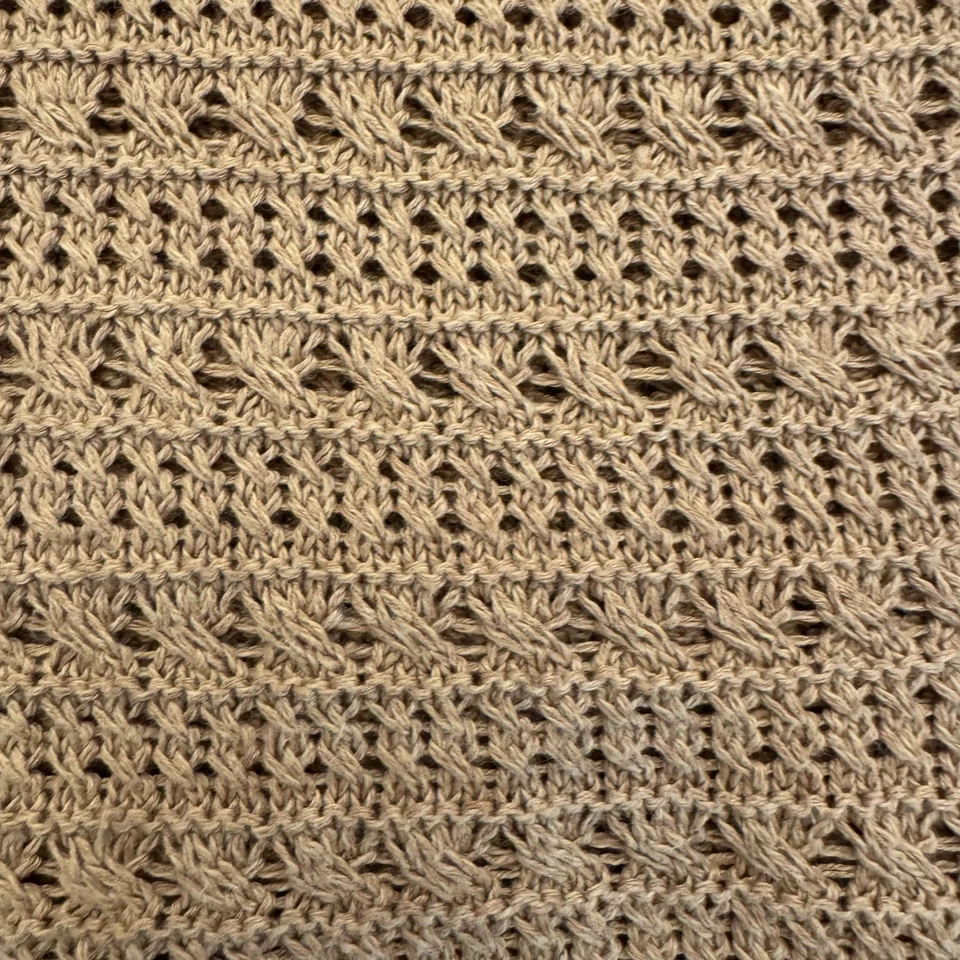 Suéter Ann Taylor Crochet Mezcla Lino XS Foto 3 de 4