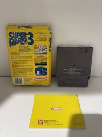 Jeu NES Nintendo Super Mario Bros 3 Vid&eacute;o Game Vintage Occasion Collection