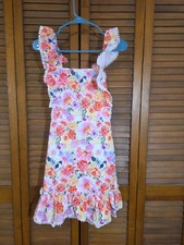Multicolor Womens Dress By Shein Size M. Open Back And Ties.