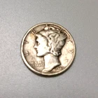 1944 Mercury Dime W Coin