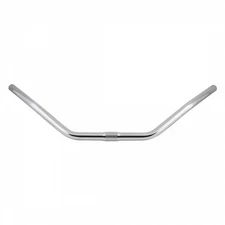 Sunlite Long Horn Cruiser Chrome Bicycle Handlebar - Steel, Classic Style &