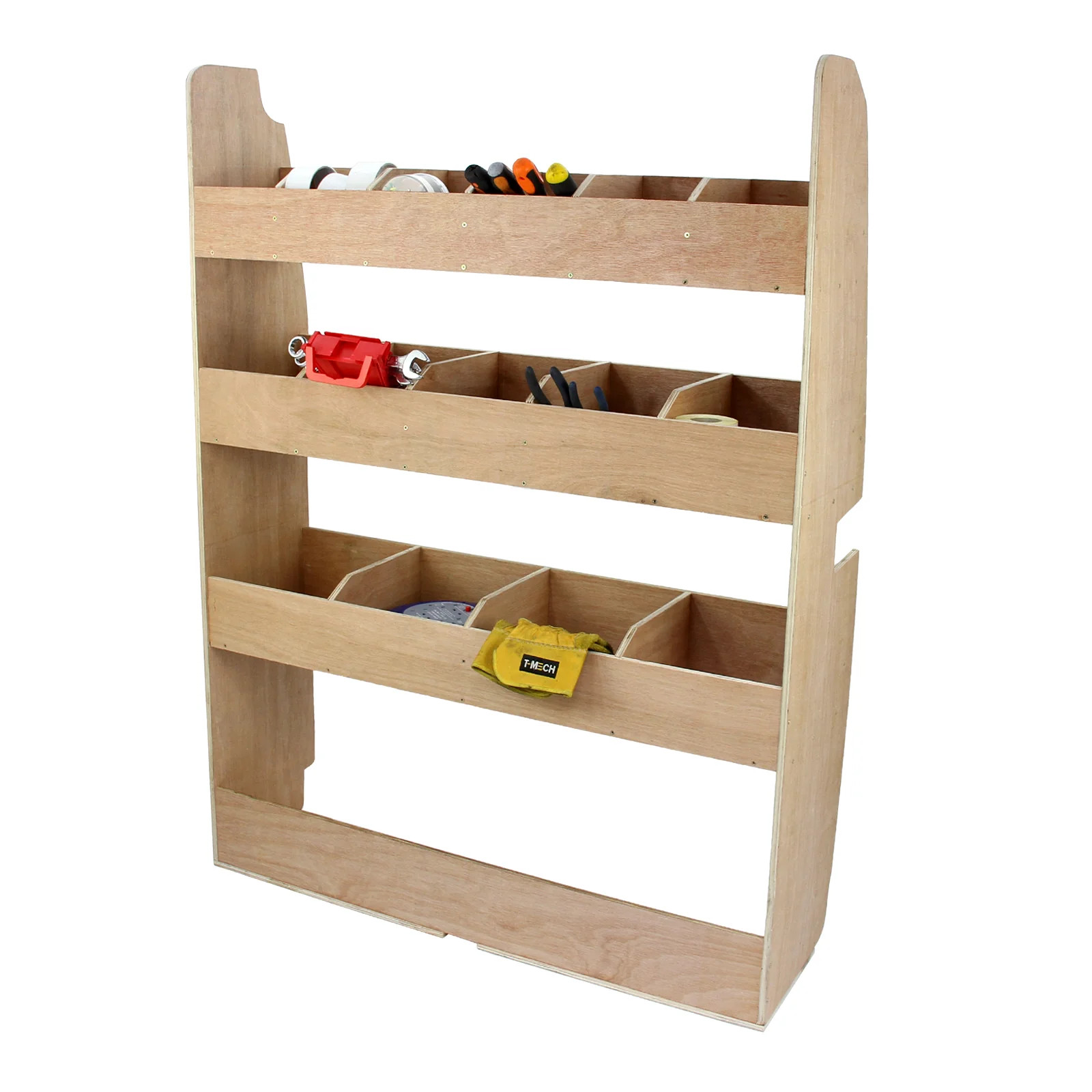 Rangement MDF Ford Transit Custom SWB pour aménagement van aménagé et atelier mobile