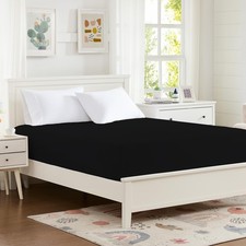 100 Microfiber King Size Fitted Sheet Only 78x80 inches Hotel Quality Deep P...