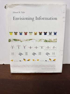 Envisioning Information Edward R Tufte Data Visualization Design Hardcover Book