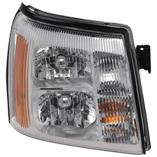 Passenger Side Headlight For Cadillac Escalade 2002 Halogen with Bulb(s)