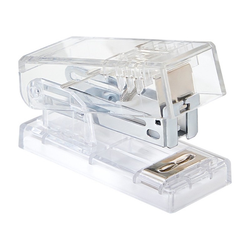 Mini Staple Machine Mini Stapler with 1000Pcs Staple 10 Sheets Capacity Portable Stapling ...