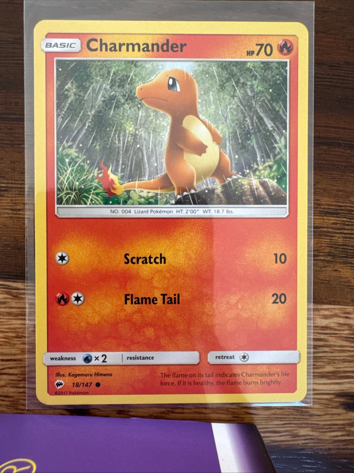 Charmander 18/147 Common Burning Shadows Pokemon Near Mint