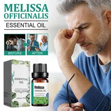 Melissa Officinalis Essential Oil Natural Stress Reliever 10 mL D3P7 Q4W3  SFK