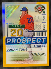 2024 Panini Prospect Edition Jonah Tong #67 - Holo Gold  07/10 RC 