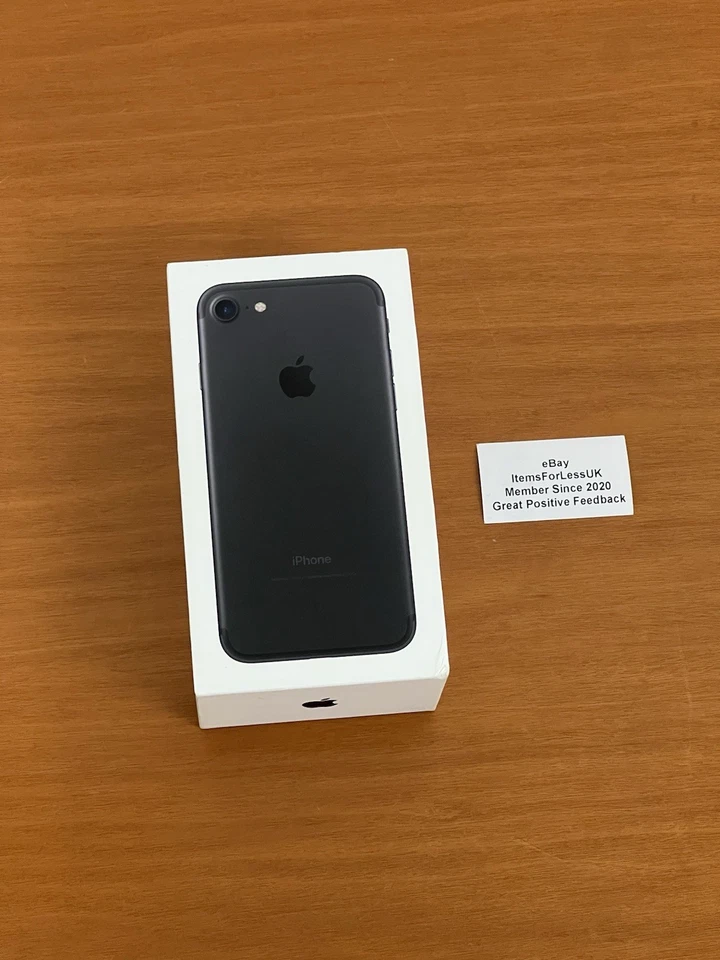 NEW BOXED Apple iPhone 7 32GB Black 4G Unlocked 100% Battery Health - UK Stock - Image 2 of 4